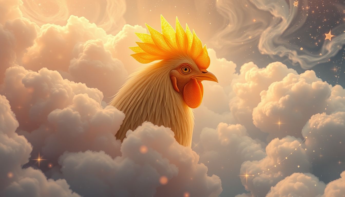 Rêver d'une crête jaune symbolise joie, bonheur et prospérité imminente.