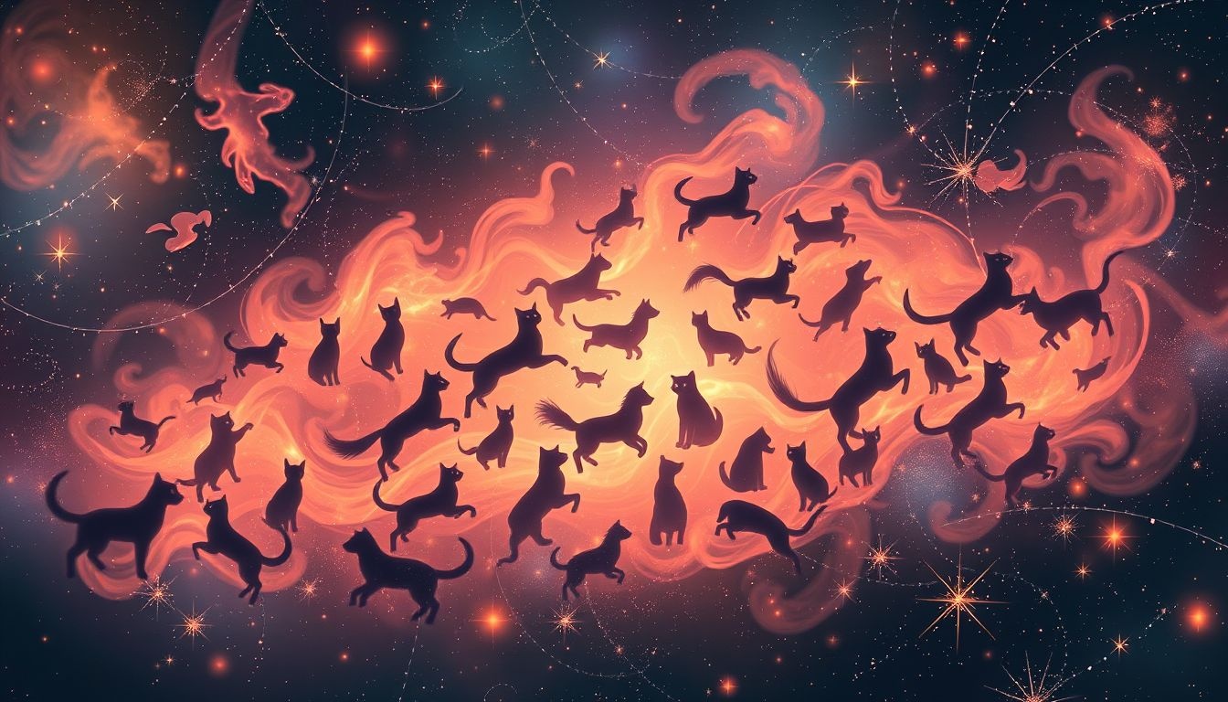 Rêver d'une douzaine d'animaux symbolise chaos et responsabilités multiples.