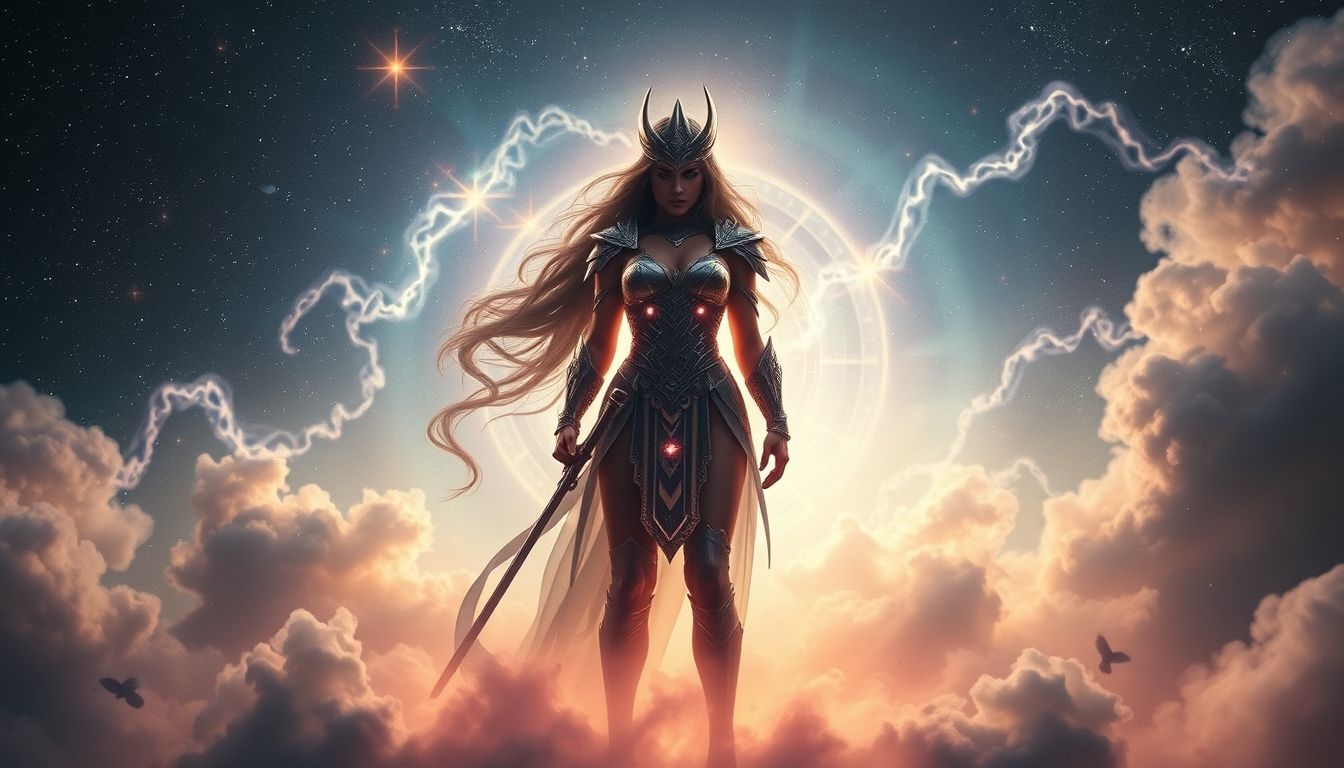 Rêver d'une guerrière amazonienne symbolise force et protection intérieure.