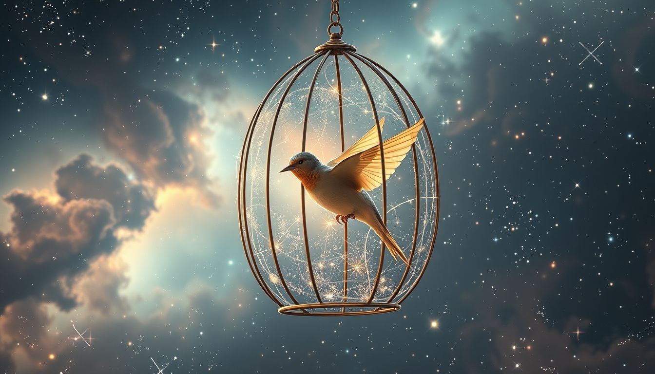 Rêver d’une hirondelle piégée symbolise une liberté entravée.