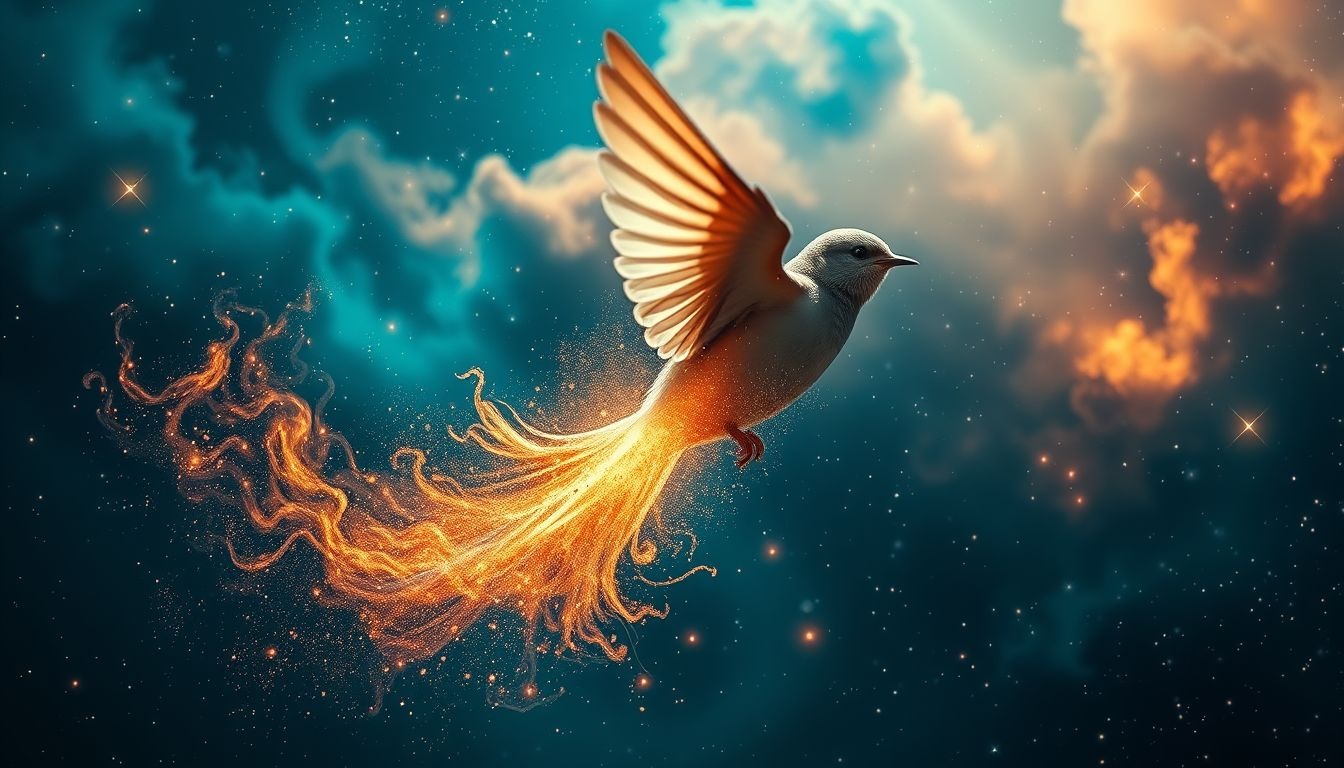 Rêver d’une hirondelle s’éloignant symbolise souvent une perte d’espoir.