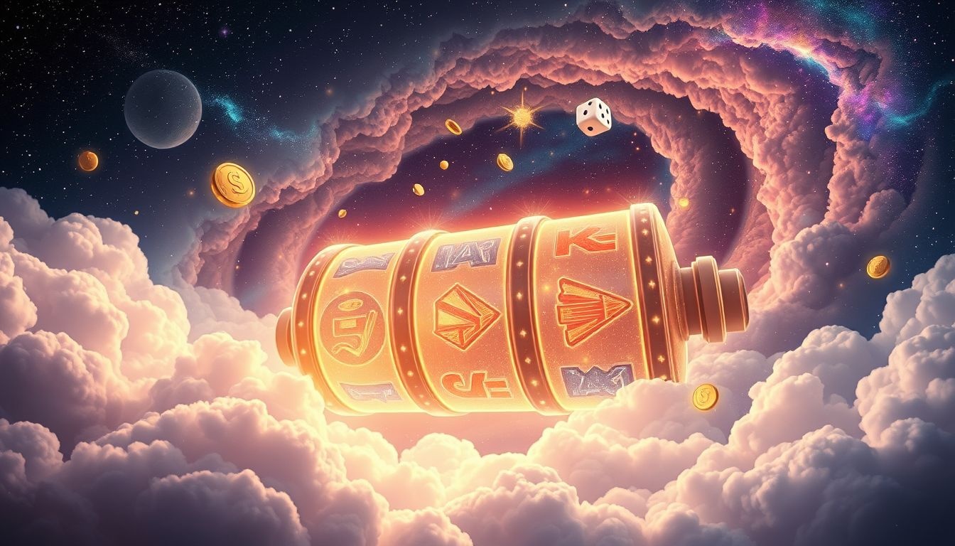 Rêver d'une machine à sous symbolise chance mêlée à risque imminent.