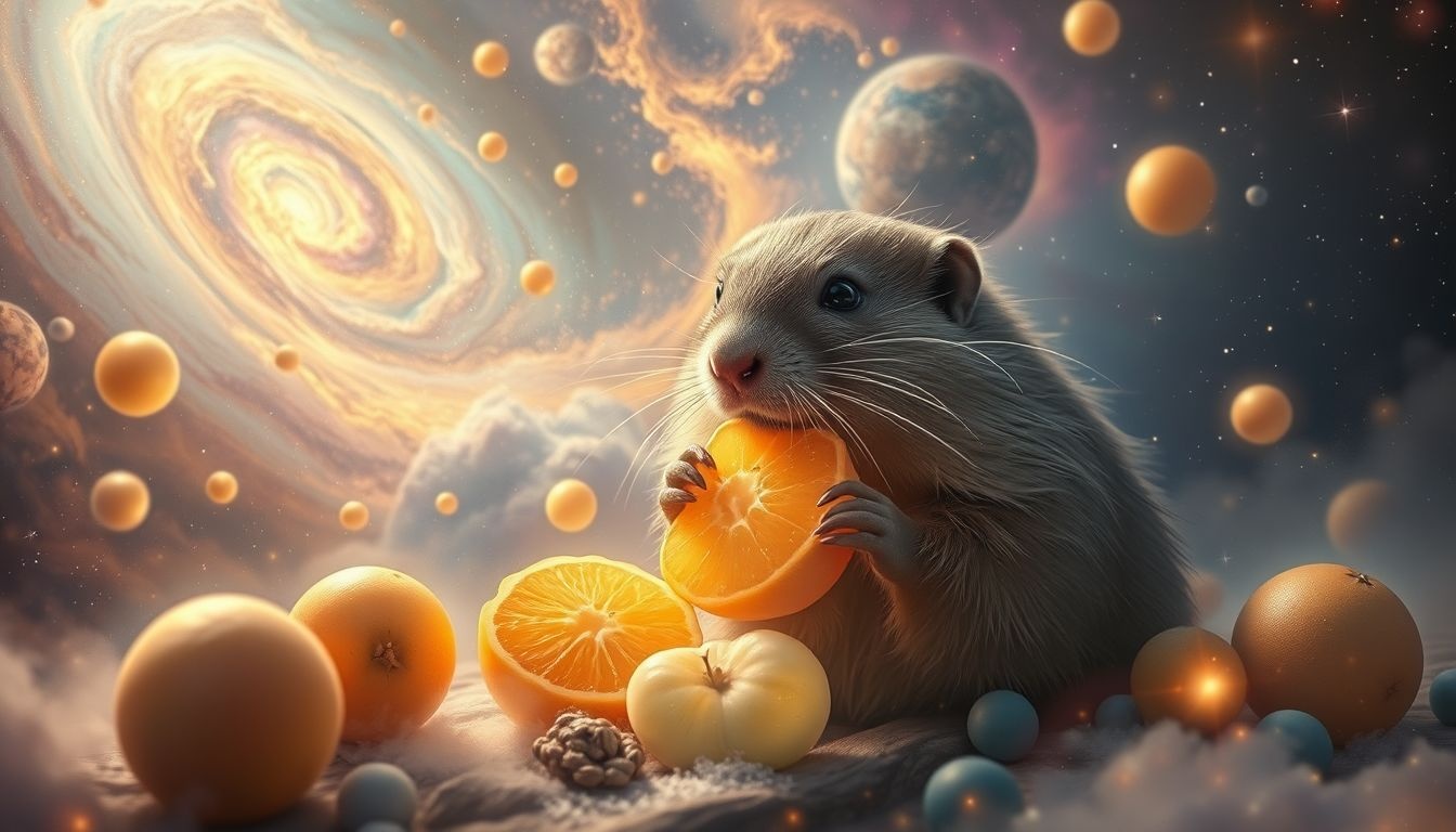 Rêver d'une marmotte qui mange symbolise abondance et satisfaction intérieure.