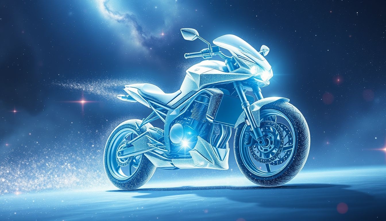 Rêver d’une moto propre symbolise maîtrise de soi et clarté.