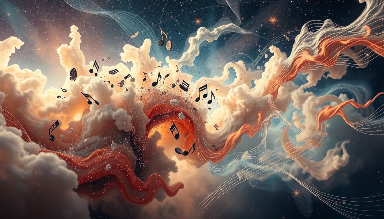 Rêver d’une musique discordante reflète un conflit intérieur profond.