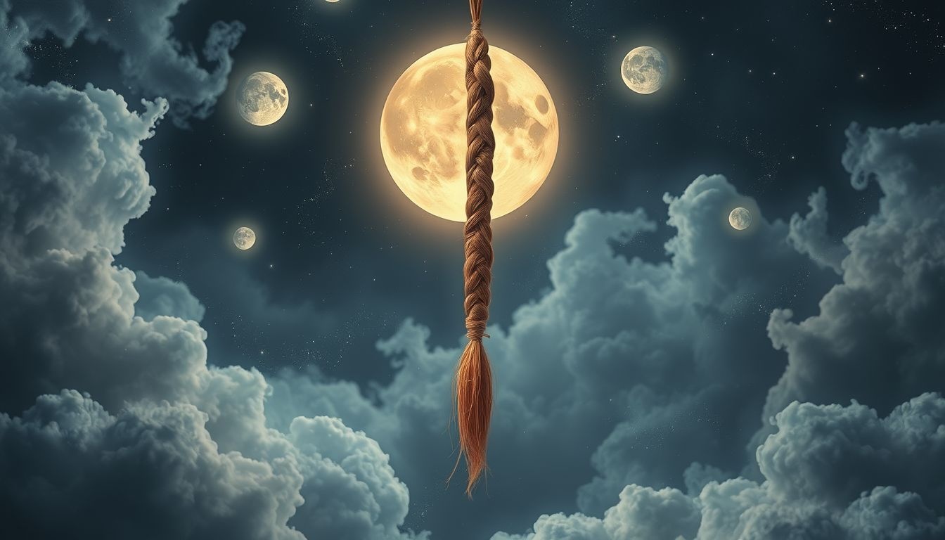 Rêver d’une natte de paille et de lune révèle l’intuition cachée.
