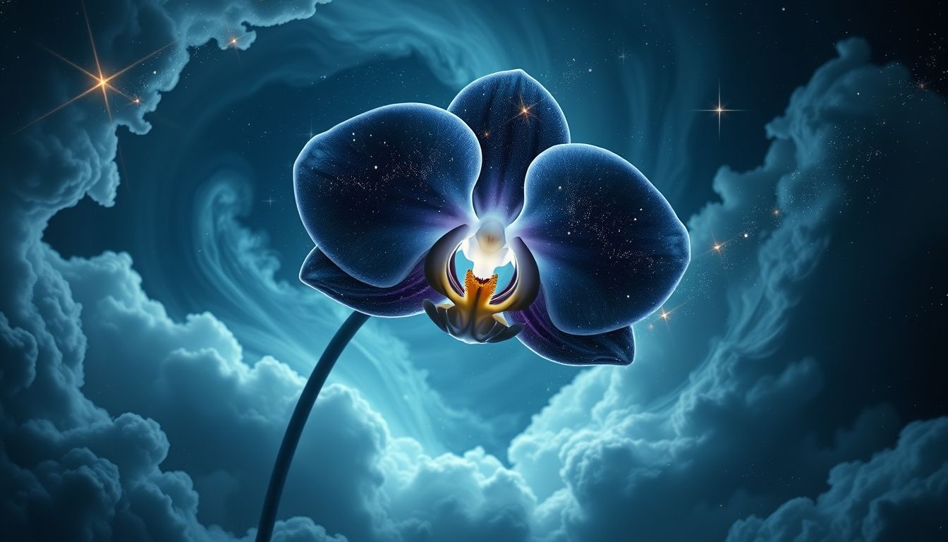 Rêver d’orchidée noire évoque mystère, deuil et renaissance intérieure.