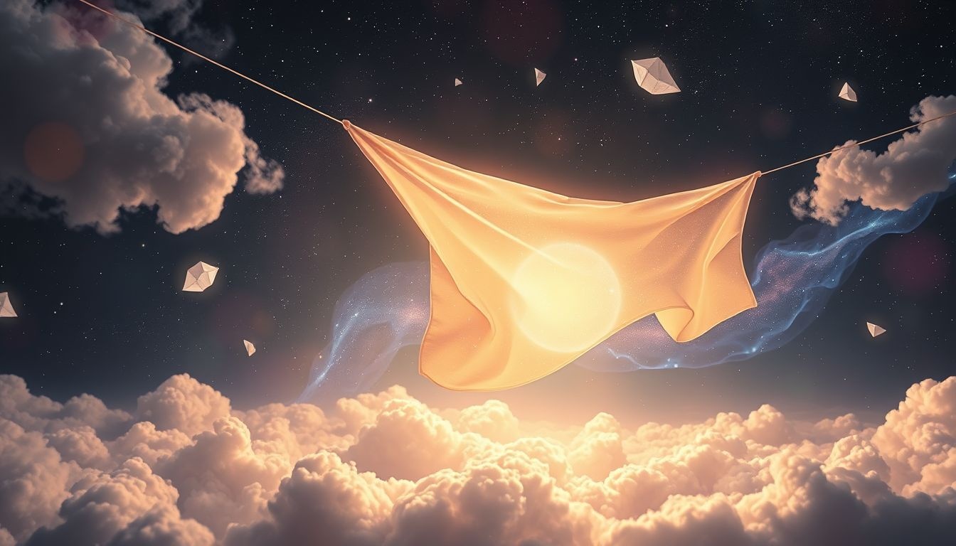 Rêver d'oriflamme flottant symbolise une ambition vive et inspirante.