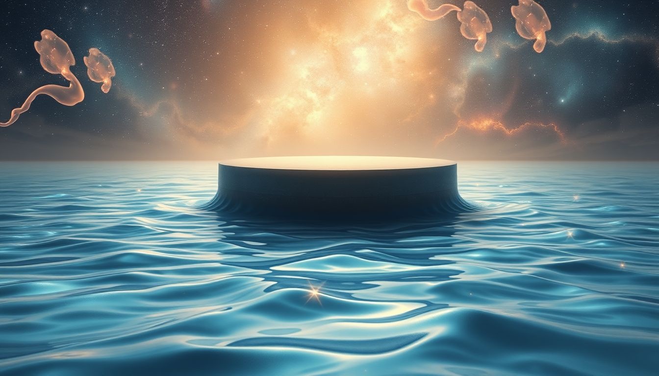 Rêver d'une plateforme au-dessus de l'eau reflète un équilibre émotionnel instable.