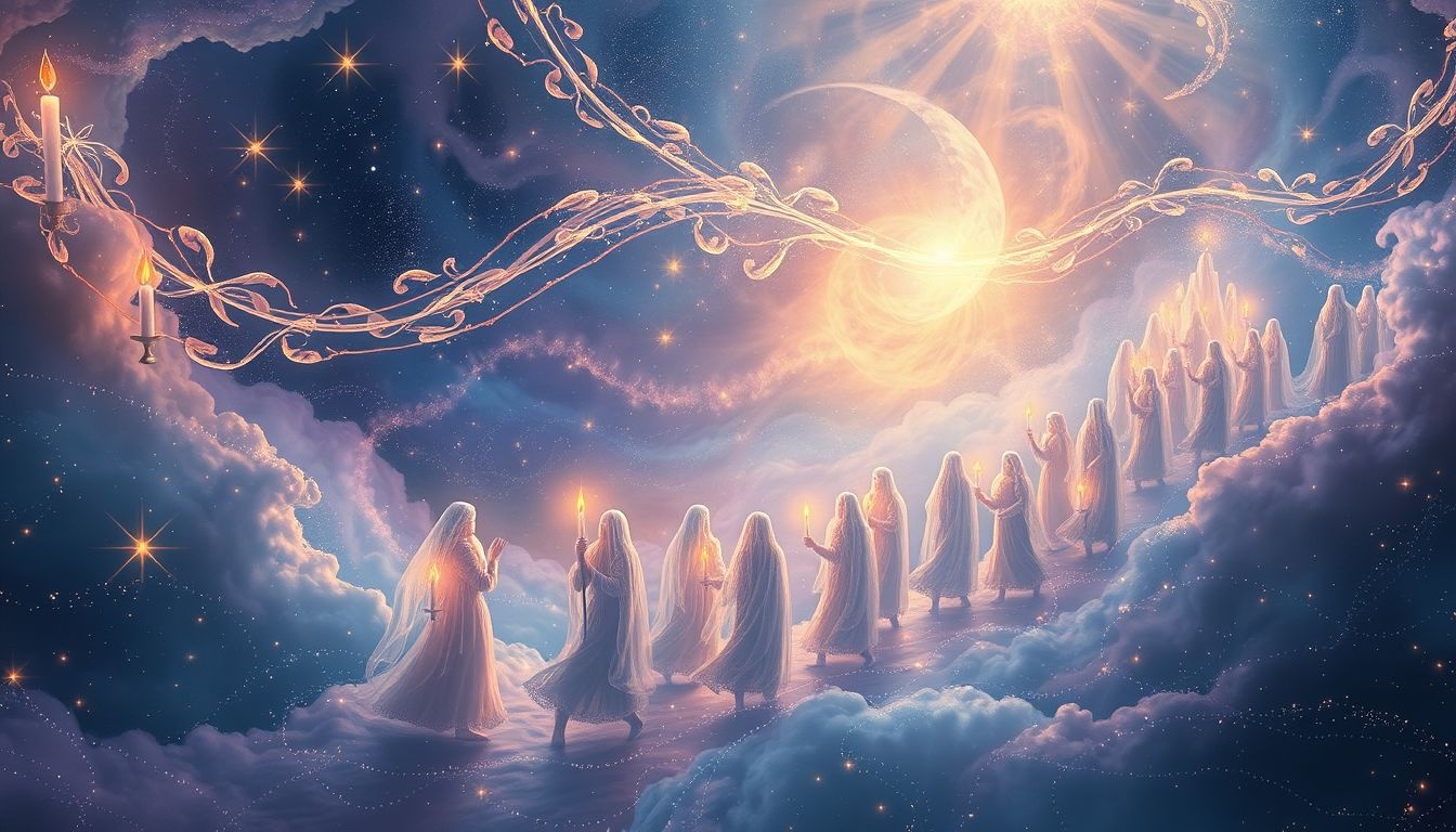 Rêver d’une procession de la Chandeleur symbolise l’unité spirituelle.