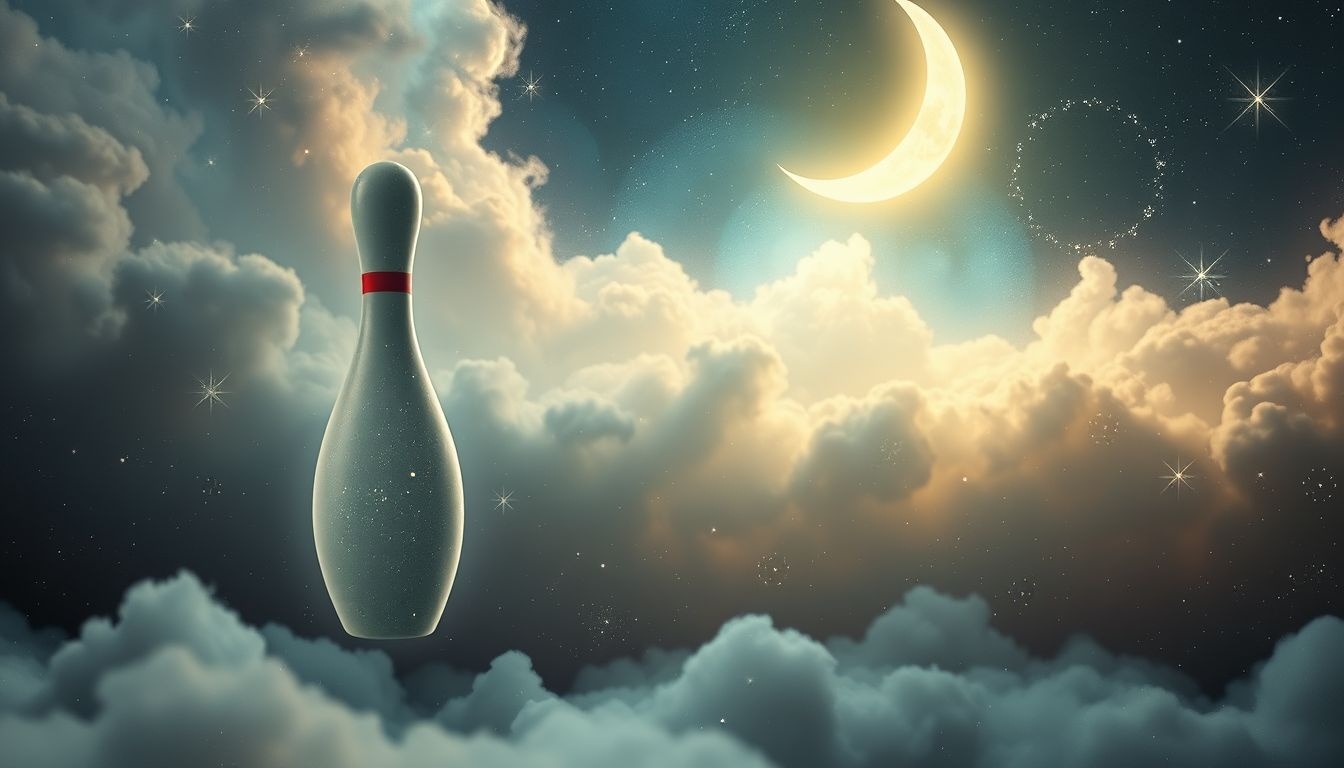 Rêver d'une quille et de la lune révèle une intuition profonde.