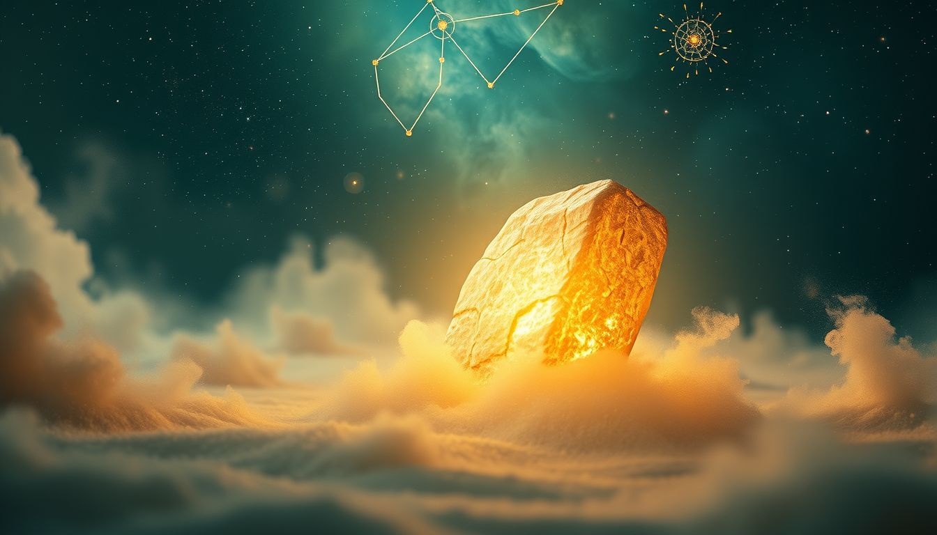 Rêver d'une relique en pierre symbolise une stabilité durable et profonde.