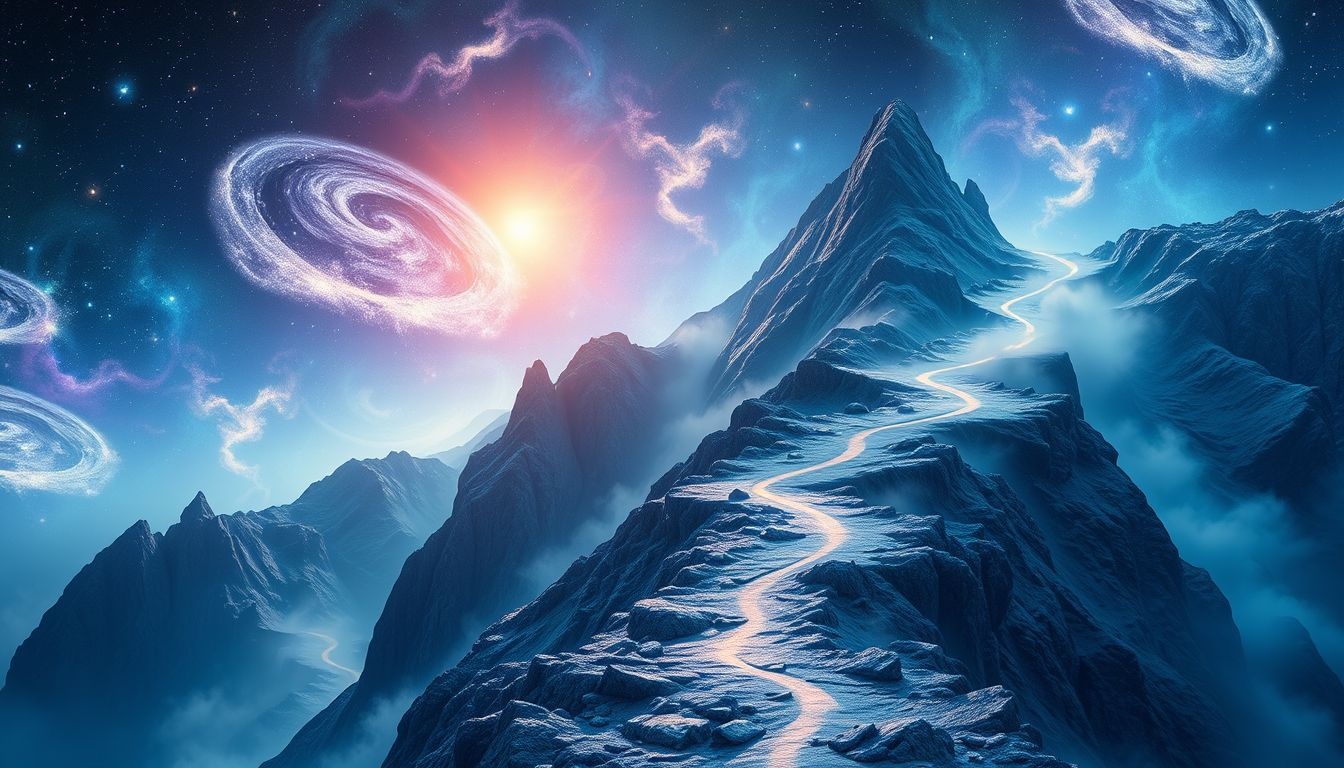 Rêver d'une route de montagne symbolise des défis personnels à surmonter.
