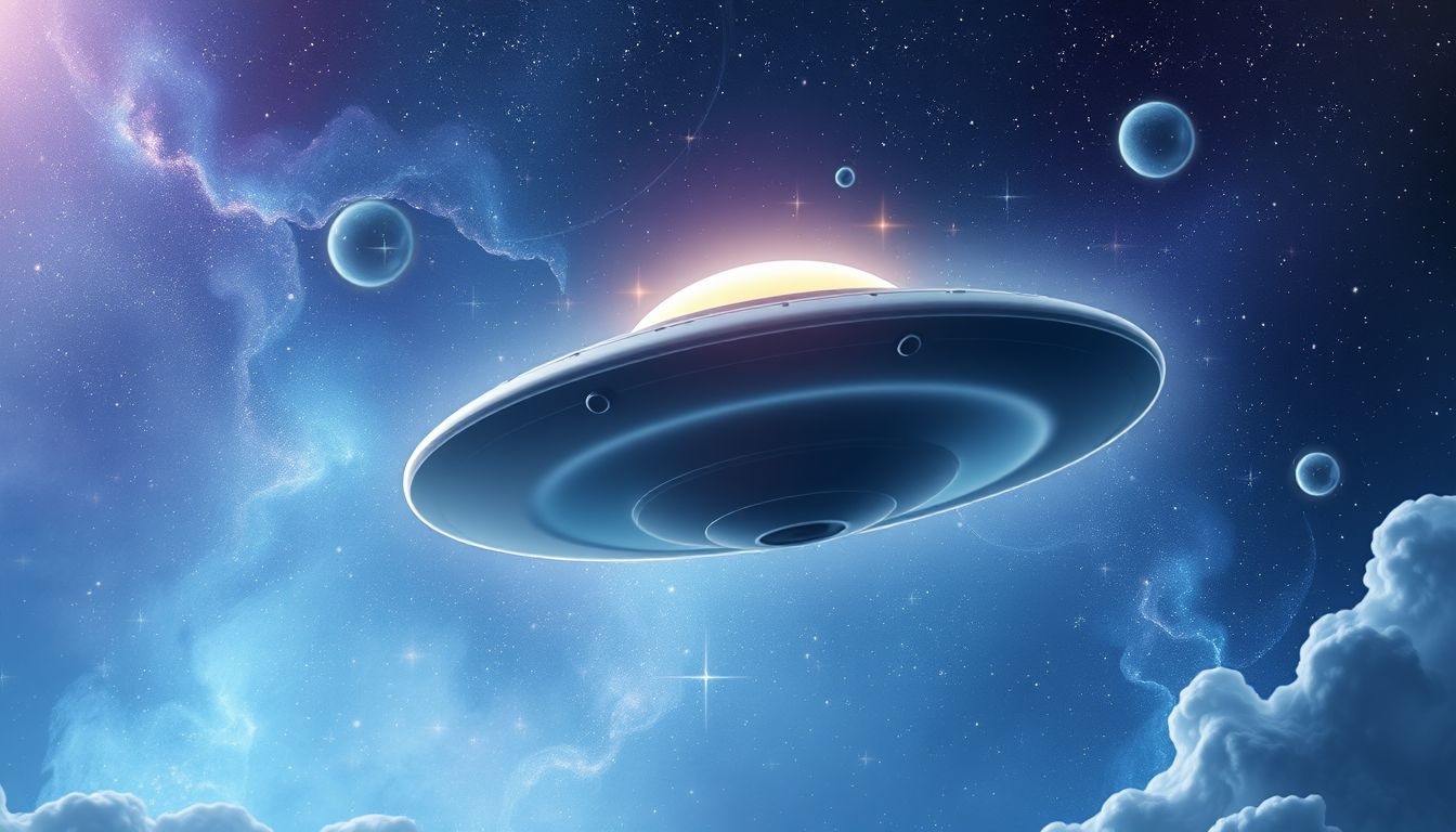 Rêver d'une soucoupe volante amicale symbolise souvent la curiosité positive.