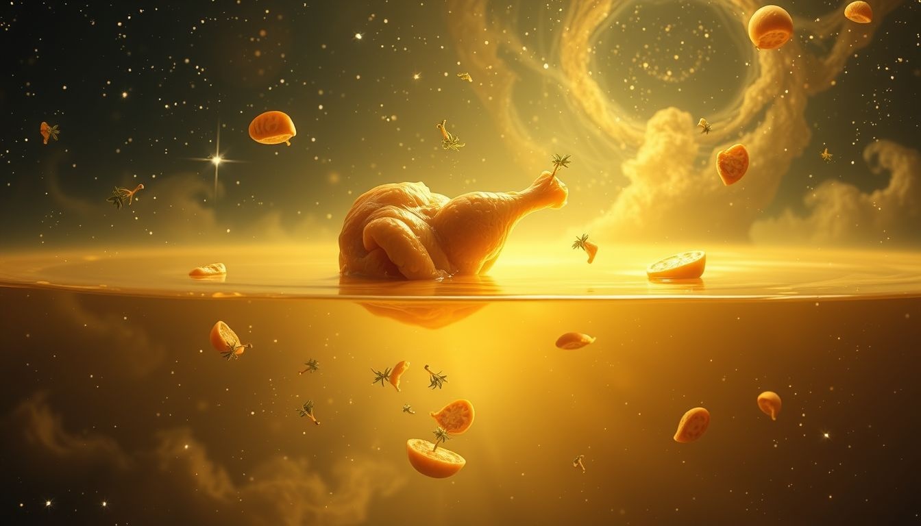 Rêver de soupe au poulet renversée symbolise un confort perdu.