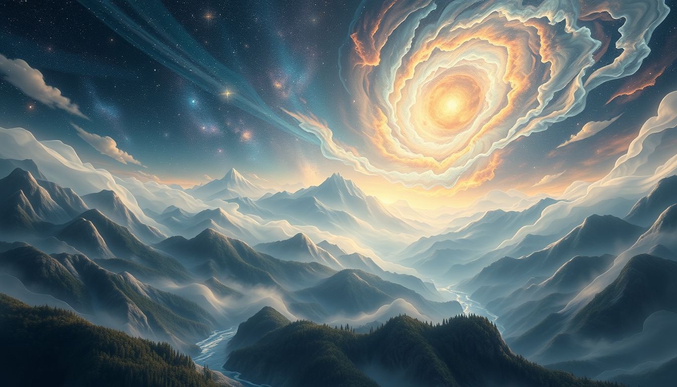 Rêver d'une tapisserie paysage révèle vos voyages intérieurs et extérieurs.