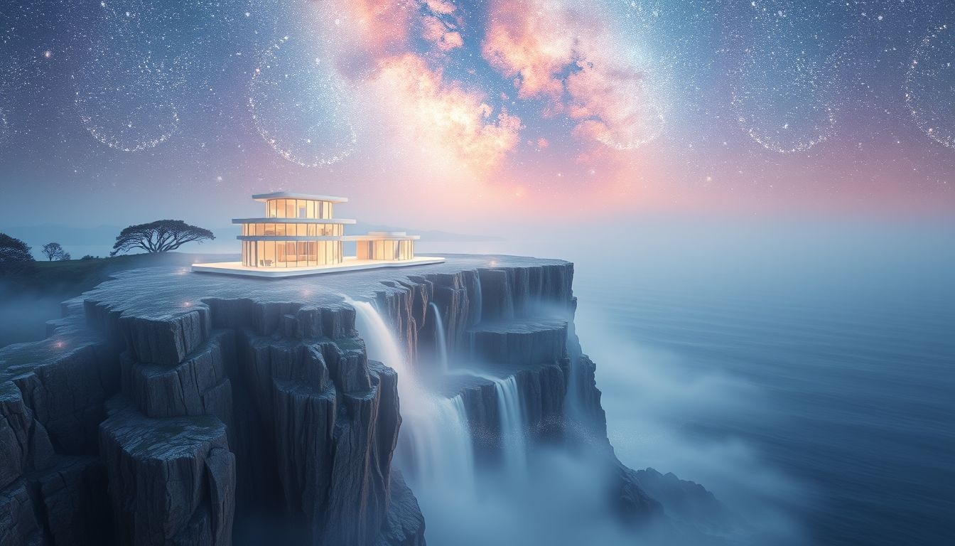 Rêver d'une villa vue mer symbolise l'évasion et la liberté.