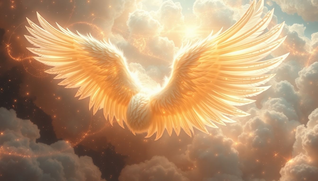 Rêver d’ailes d’ange symbolise protection divine et guidance intérieure.