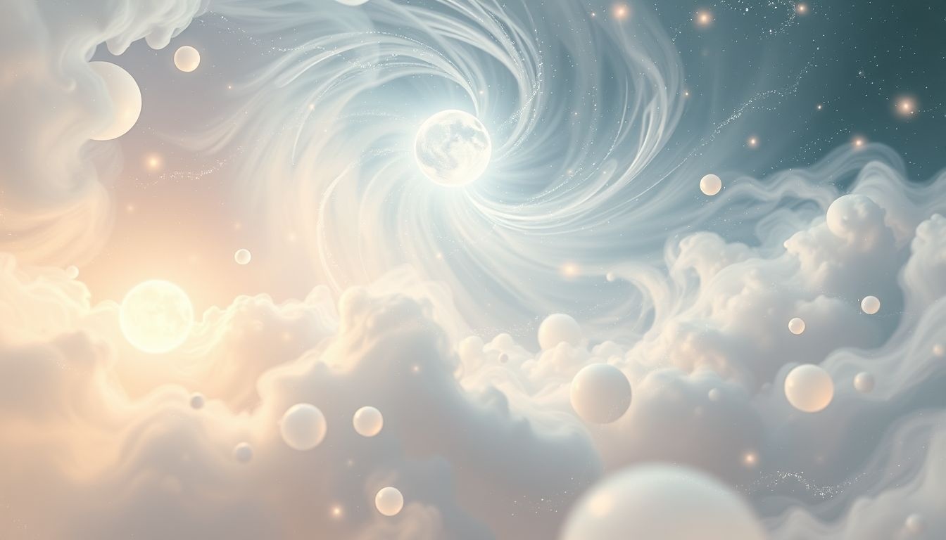 Rêver de blanc symbolise souvent un renouveau spirituel profond.