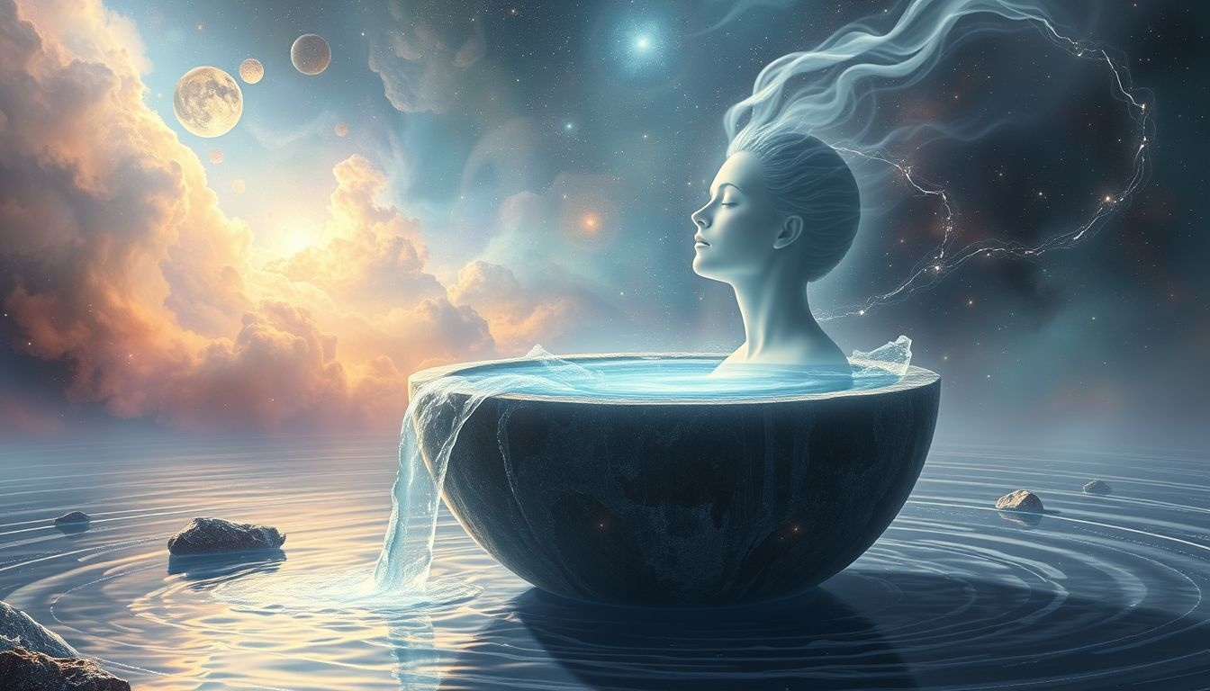Boire l'eau d'un puits en rêve symbolise renouveau intérieur profond.