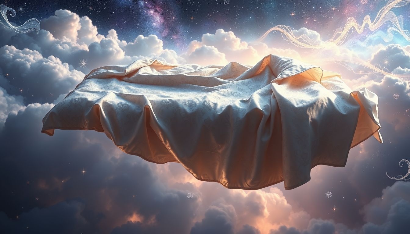 Rêver de brocart sur un lit symbolise luxe et désirs intimes.