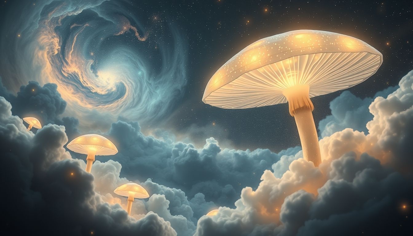 Rêver de champignons symbolise souvent guérison et transformation intérieure profonde.