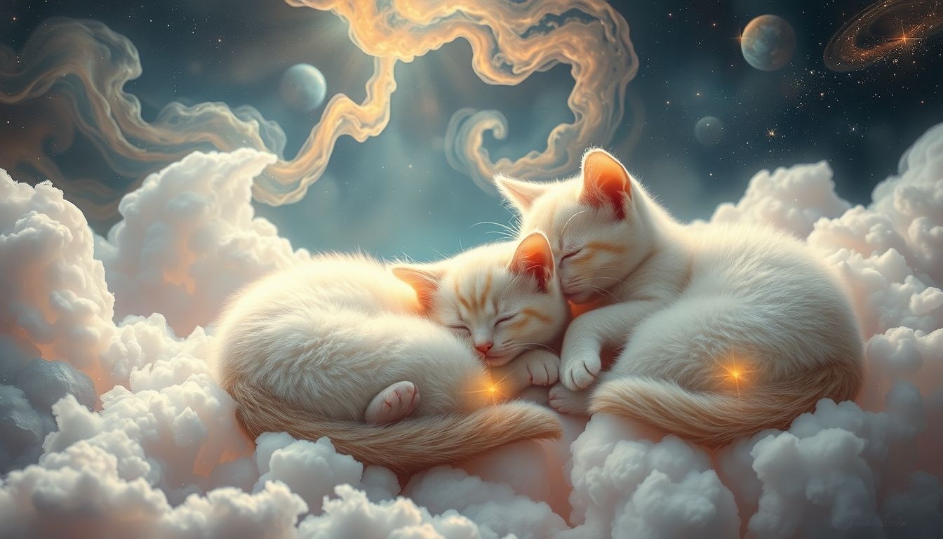 Rêver de chatons endormis symbolise harmonie et sérénité intérieure.