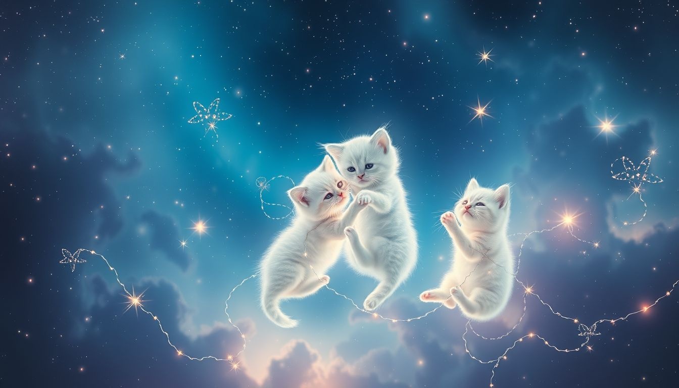 Rêver de chatons avec personnes révèle harmonie et nouvelles connexions sociales.