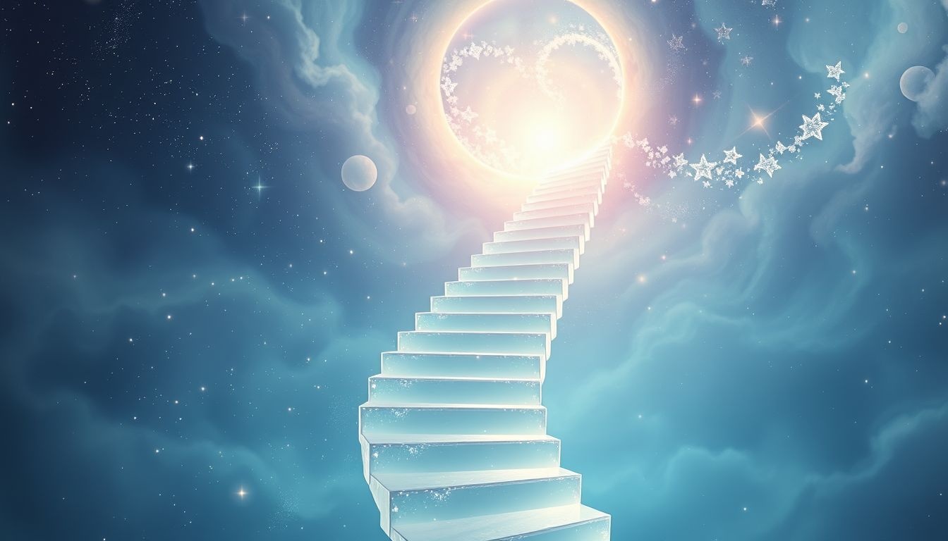 Rêver de construire un escalier symbolise votre évolution personnelle.