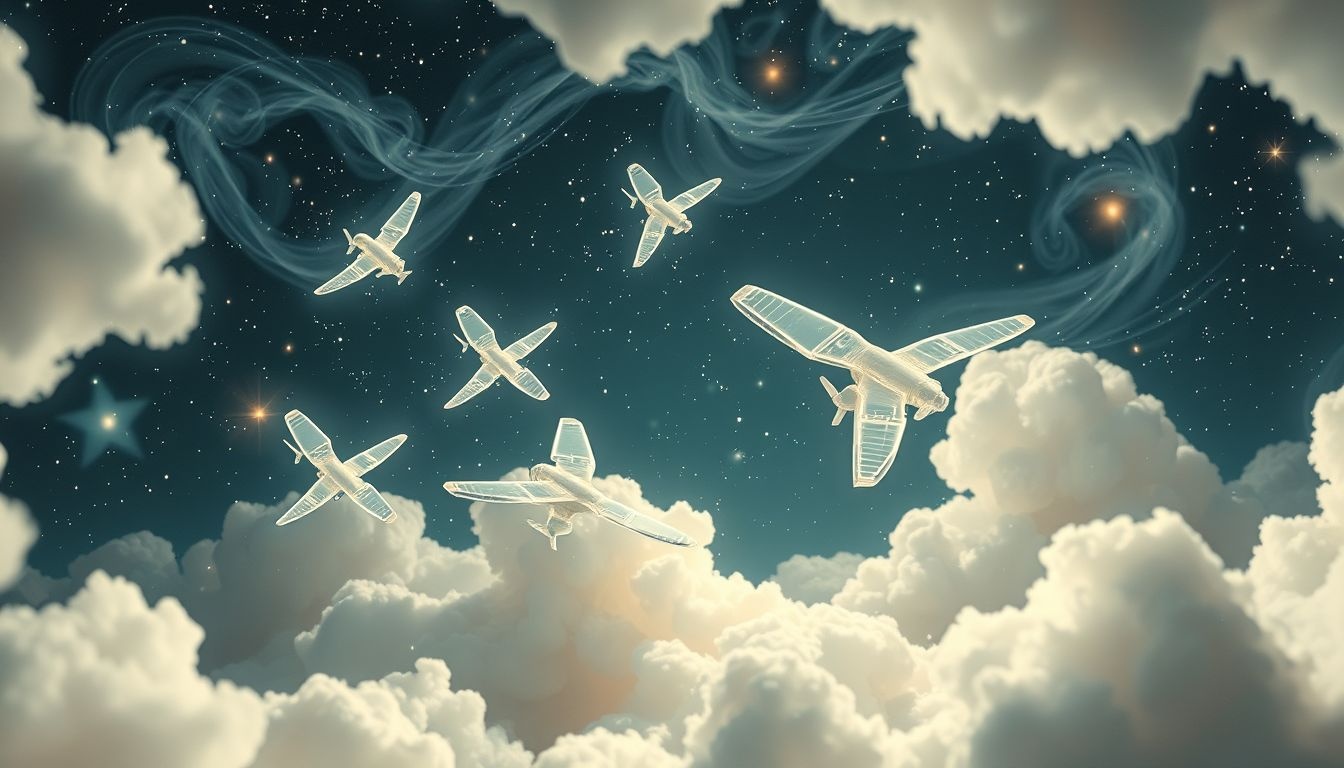 Rêver de construire un vol à voile symbolise l'innovation créative intérieure.