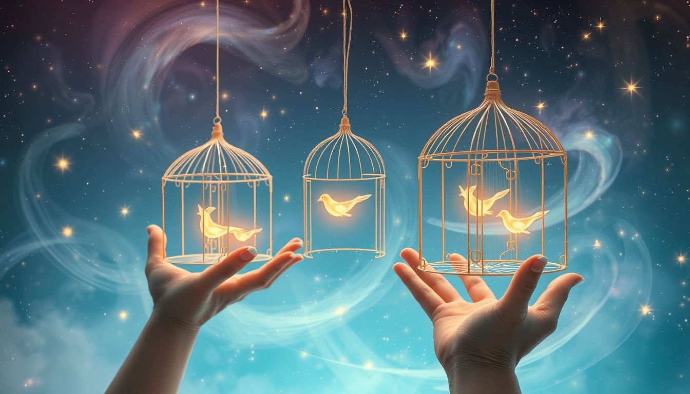 Construire une volière symbolise la liberté et la maîtrise personnelle.