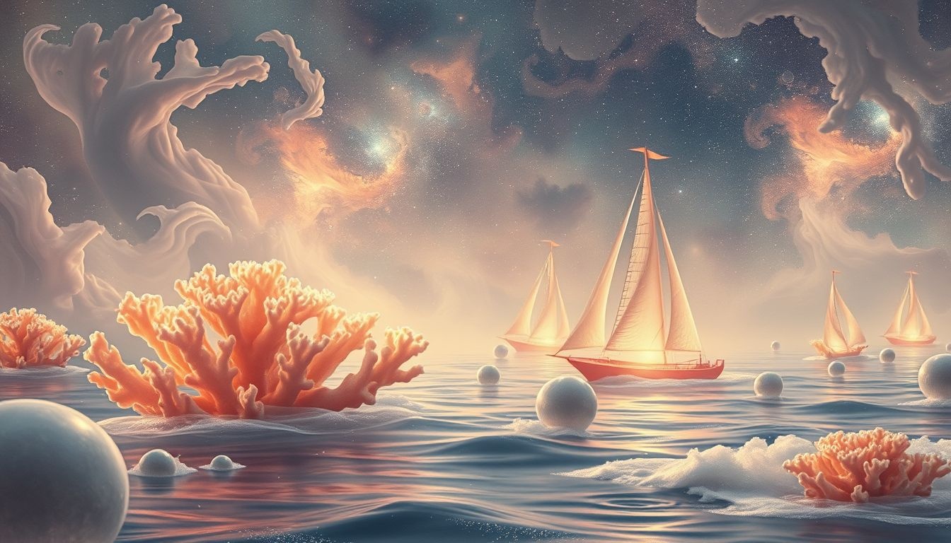 Rêver de coraux et bateaux symbolise un voyage intérieur profond.