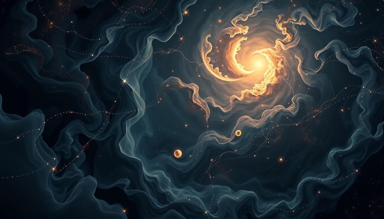 Le damassé noir symbolise souvent un mystère intérieur profond et transformateur.