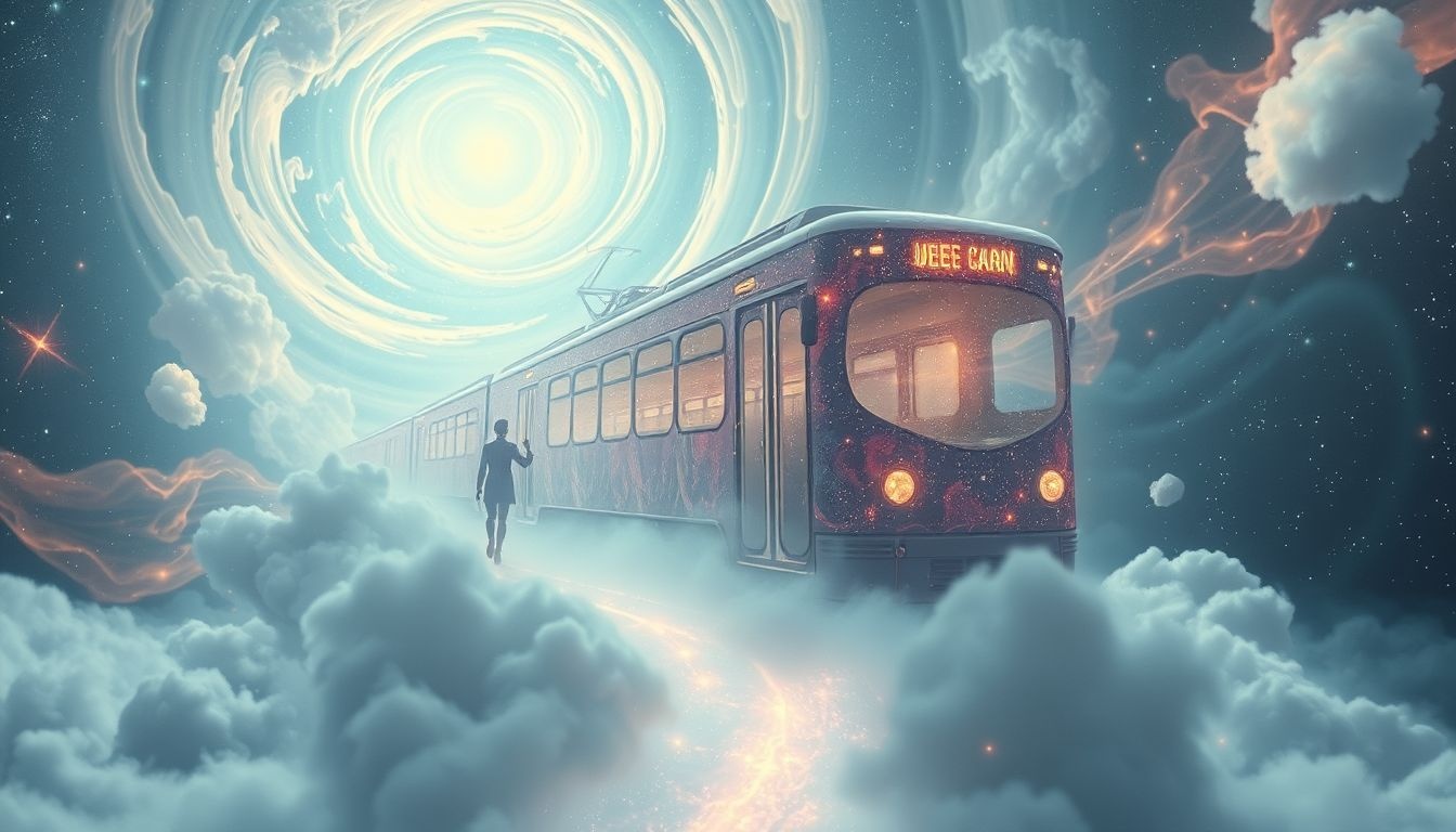 Descendre d'un tramway symbolise souvent un tournant décisif.