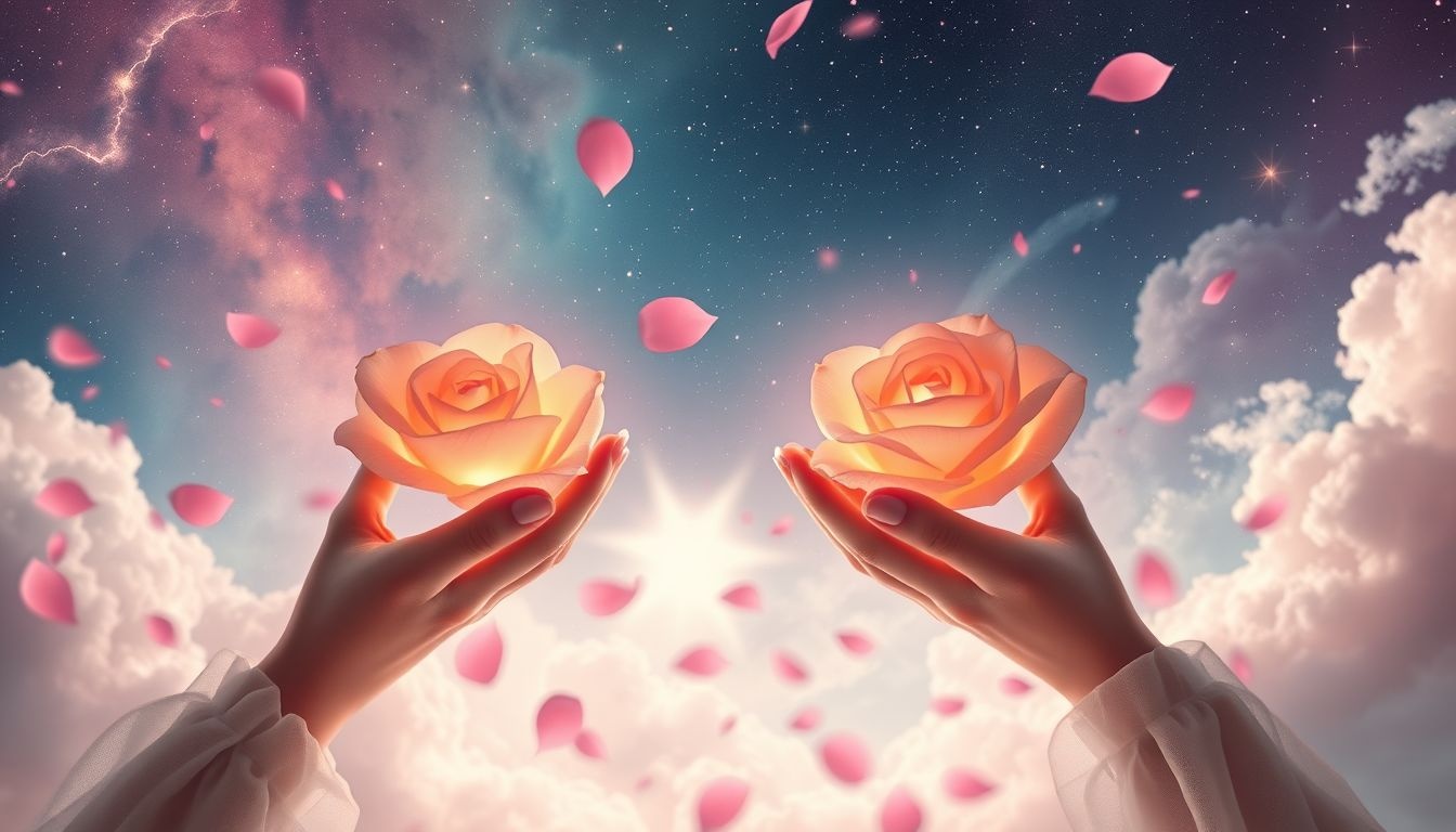 Rêver d’offrir une rose symbolise un amour sincère et passionné.