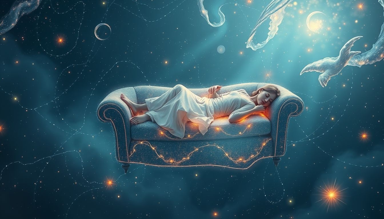 Rêver d'une causeuse symbolise souvent un profond besoin de réconfort.