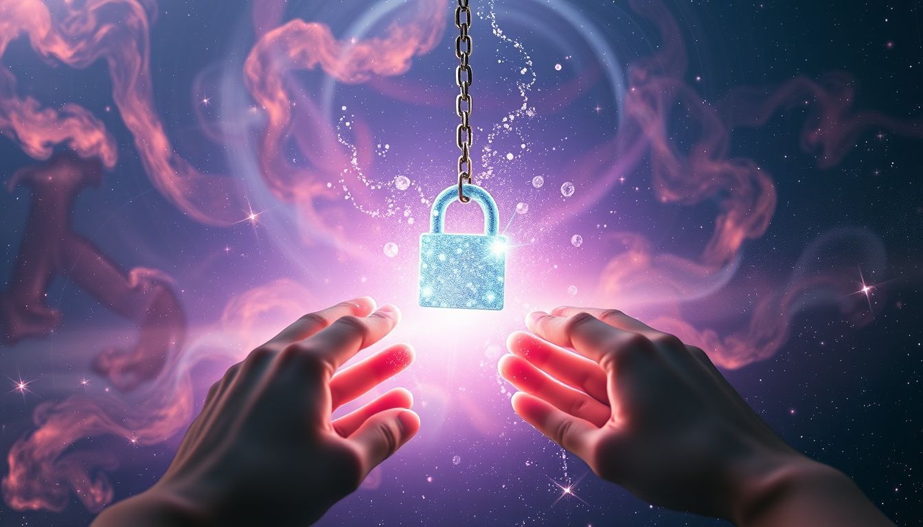 Rêver de forcer un cadenas symbolise la quête de liberté intérieure.