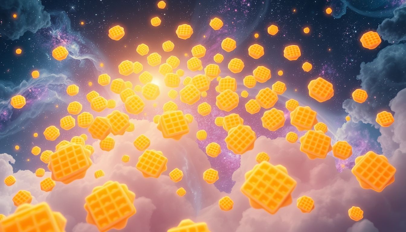Rêver de gaufres multipliées symbolise richesse et prospérité à venir.