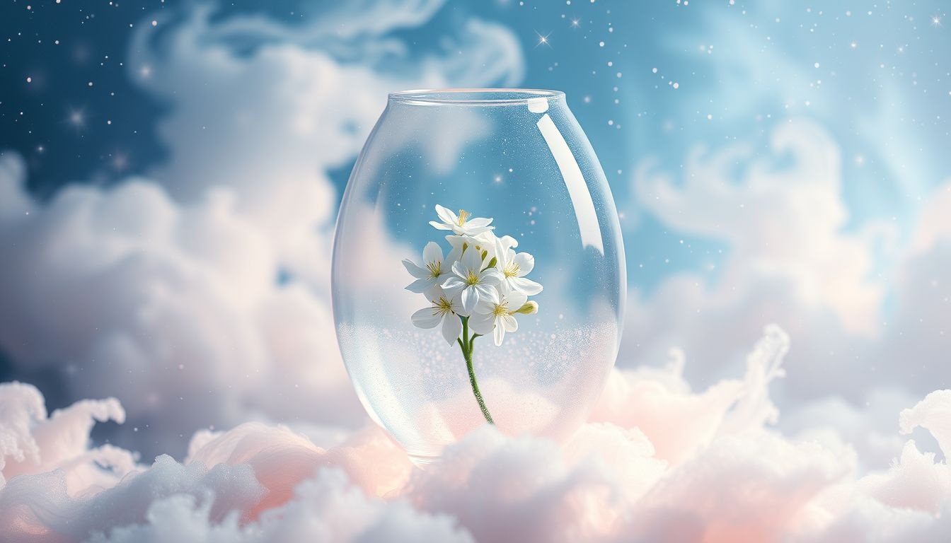 Rêver de jasmin en vase symbolise un plaisir fugace et précieux.