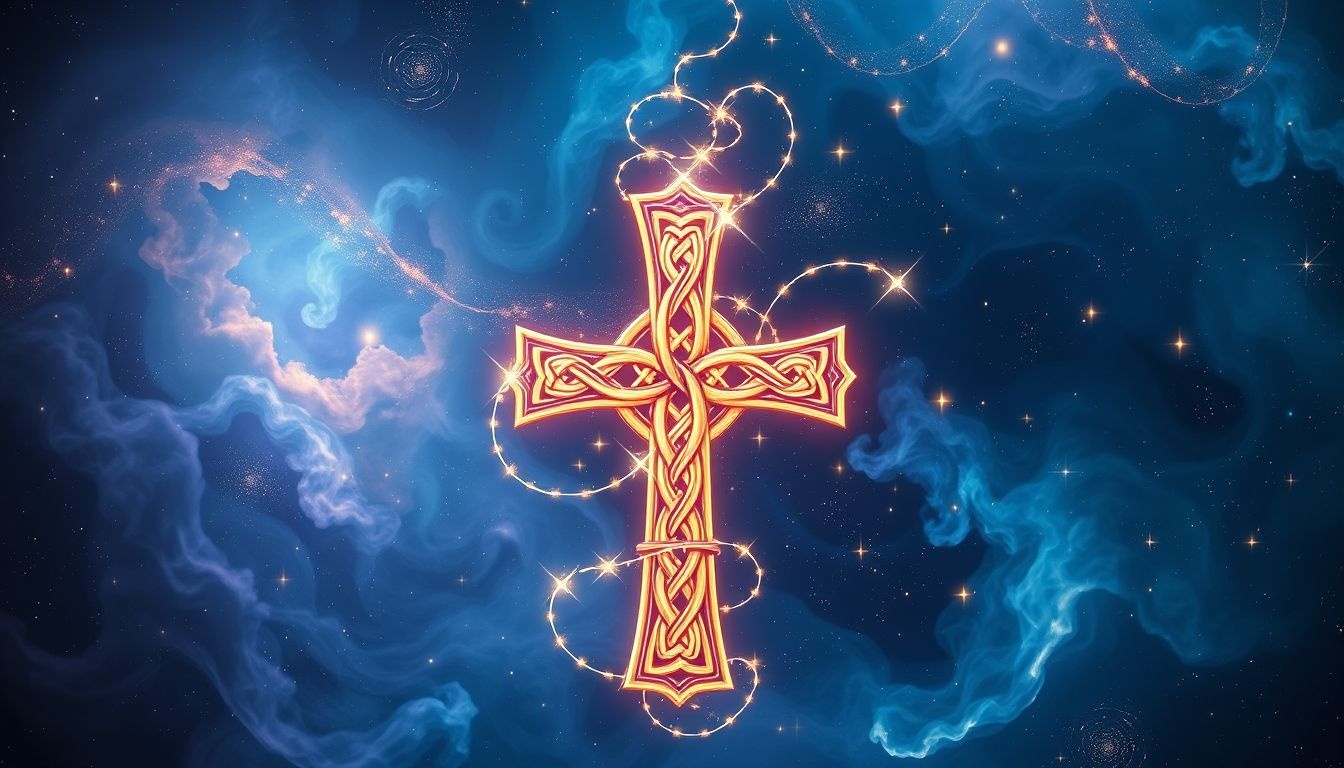 La croix celtique symbolise foi, héritage et lien éternel.