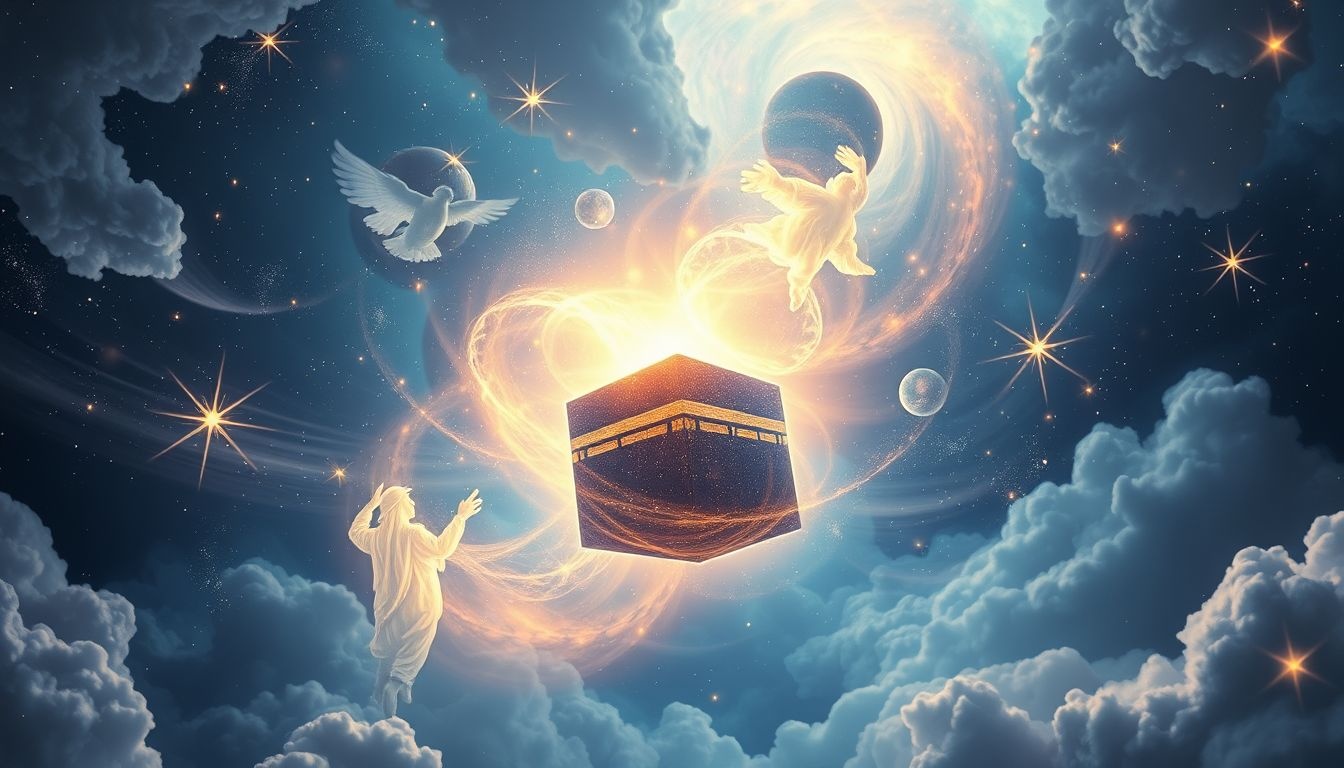 Rêver de la Kaaba avec Mohammed symbolise l'unité spirituelle musulmane.