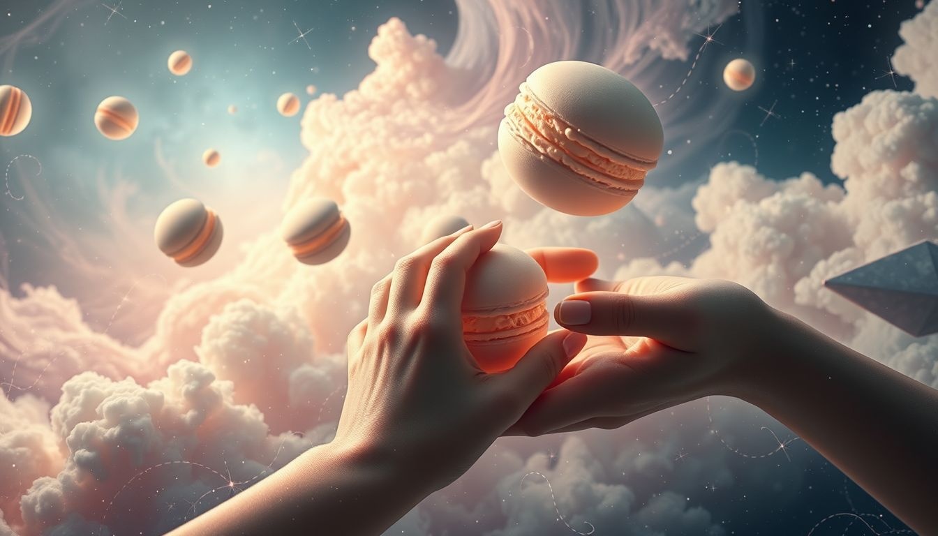 Rêver de macarons révèle souvent un désir d’indulgence secrète.