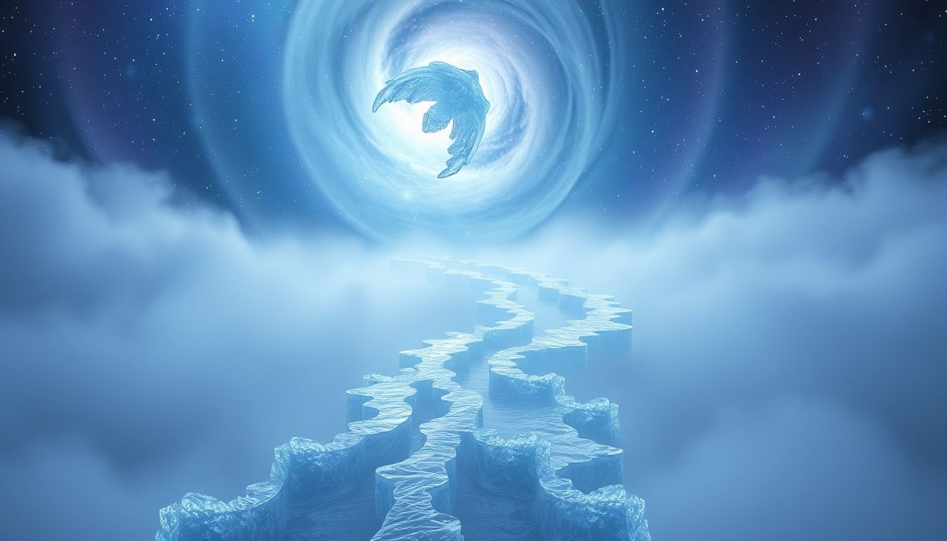 Rêver de verglas symbolise souvent une peur de l'instabilité.