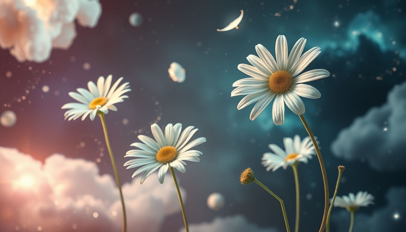 Rêver de marguerites aux pétales manquants symbolise vulnérabilité intérieure.