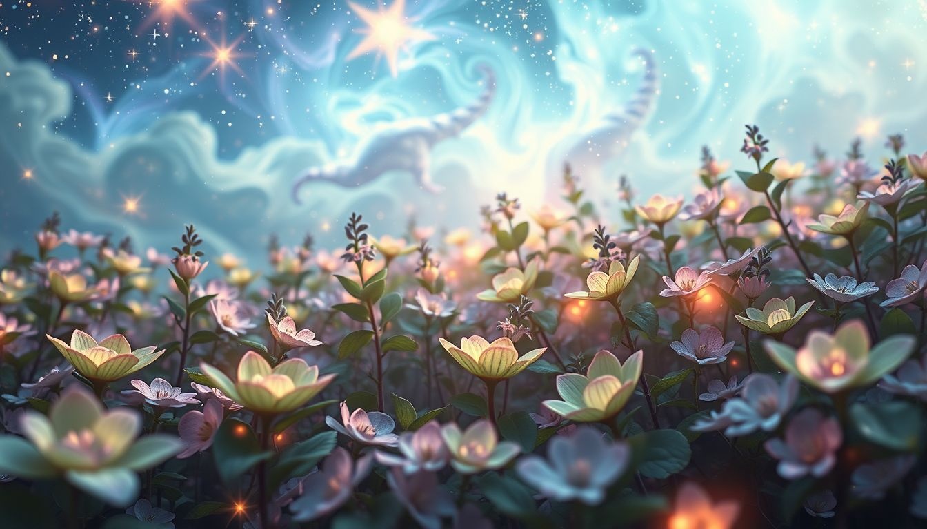 Rêver de marjolaine dans un jardin symbolise paix intérieure et équilibre.