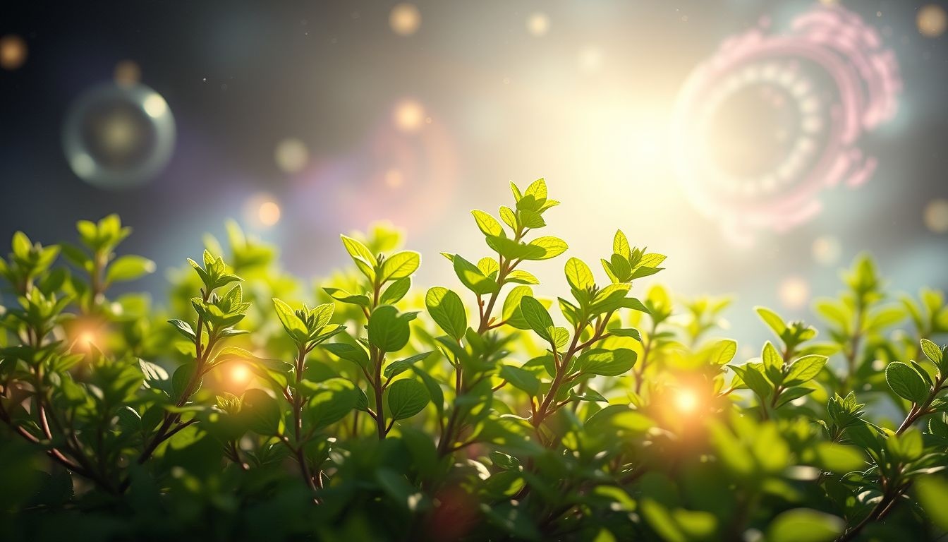 Rêver de marjolaine fraîche symbolise souvent sérénité et guérison.