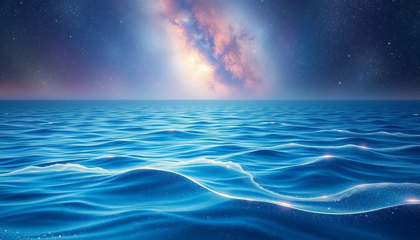 Rêver de mer calme symbolise souvent un équilibre émotionnel stable.