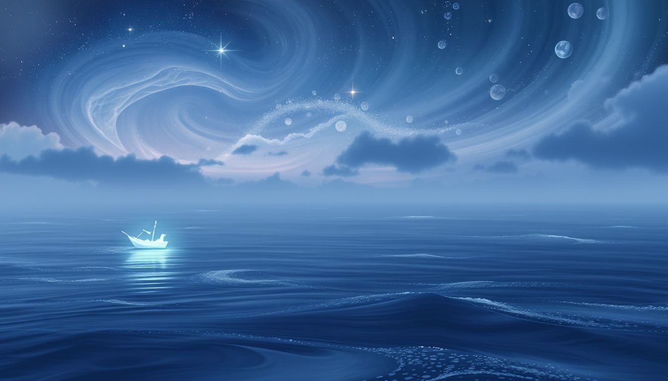 Naviguer sur mer calme symbolise équilibre intérieur et paix profonde.