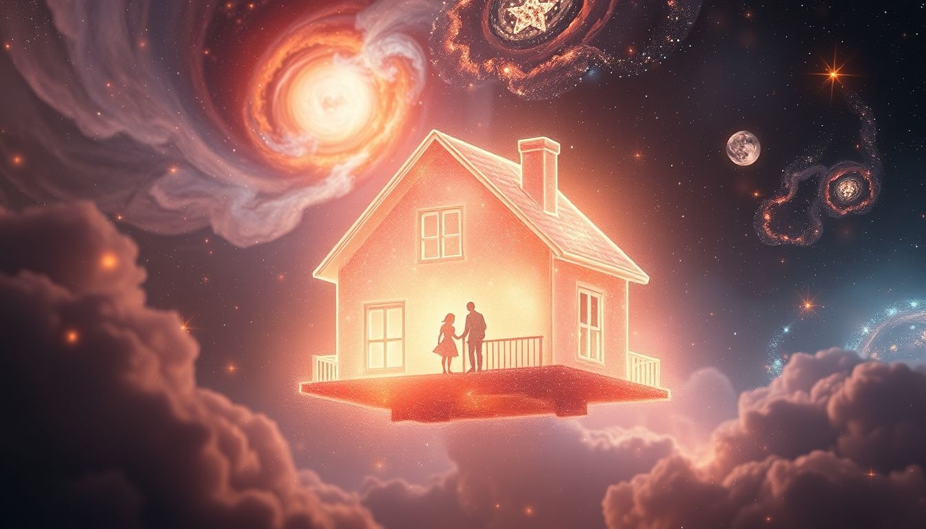 Rêver de parents décédés chez soi évoque un refuge nostalgique.