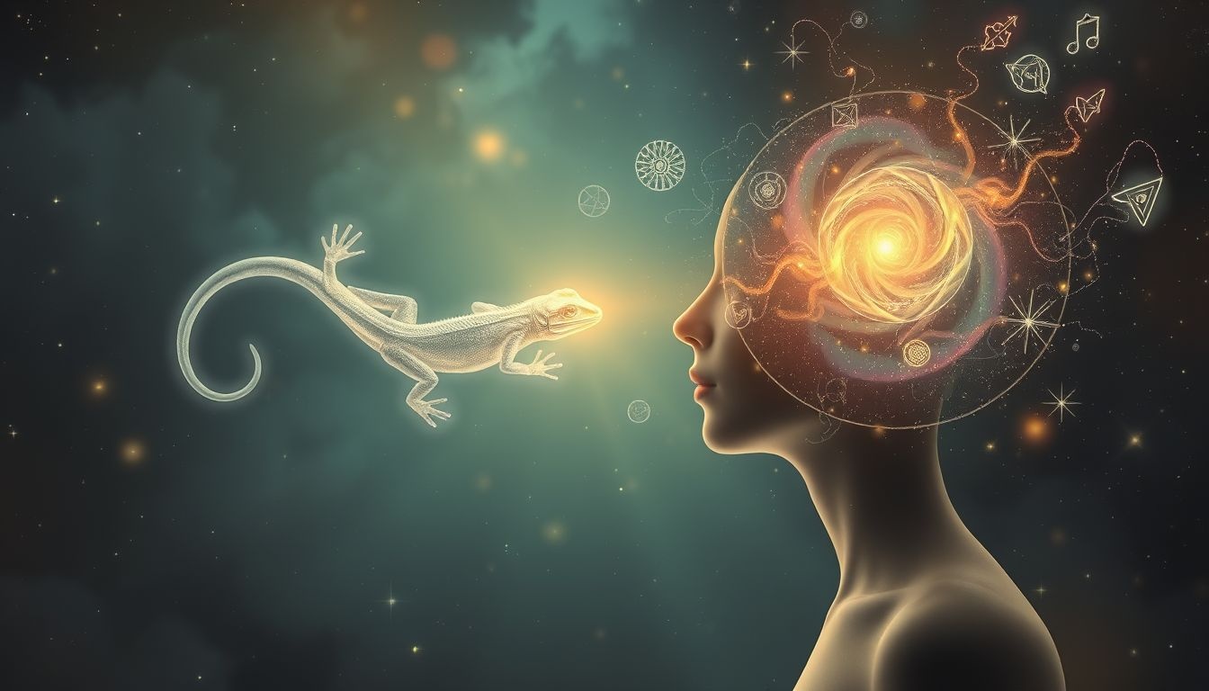 Rêver d’un lézard révèle souvent votre sagesse intérieure cachée.